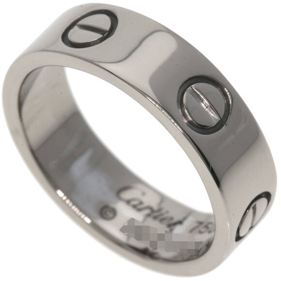 CARTIER 18k Silver Love Ring #51 - Picture 10 of 10